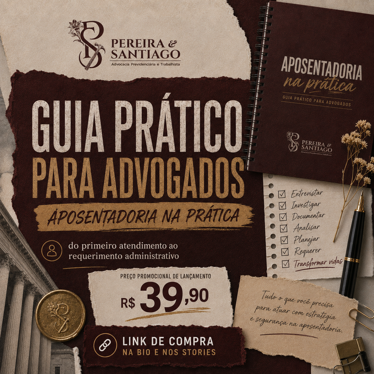 Visual do e-book Aposentadoria na Prática